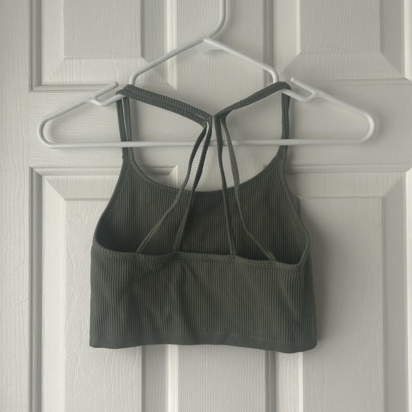 Sage Green Ribbed Tank - Picture 2 of 2